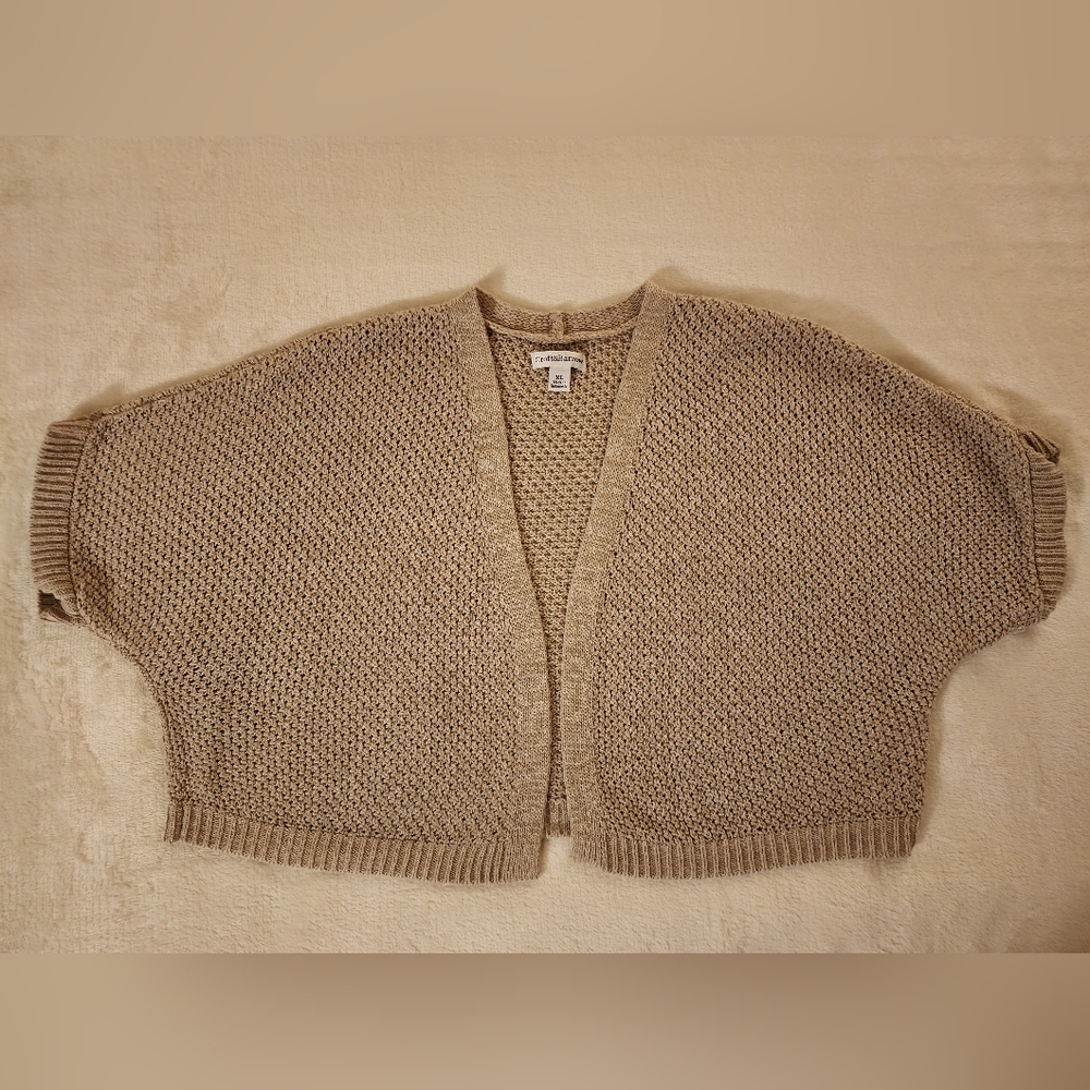 Croft & Barrow Short Sleeve Knit Cropped Sweater XL